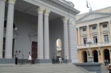 Calle Aguilera, una de las más transitadas de Santiago de Cuba 