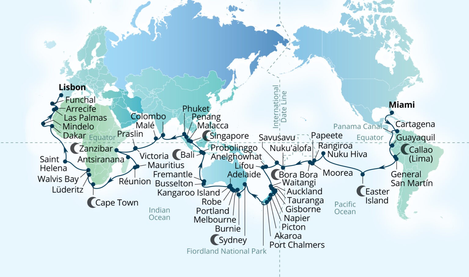 crucero de 138 días