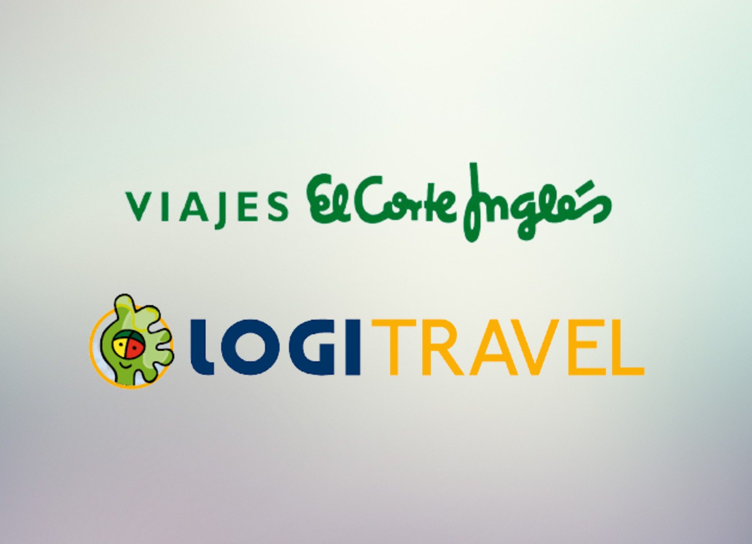 logos de Viajes El Corte Inglés y Logitravel