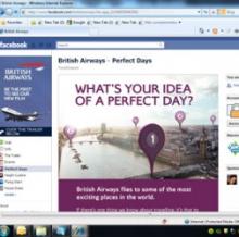 Reino Unido: British Airways lanza Perfect Days, aplicación en Facebook para compartir información sobre destinos
