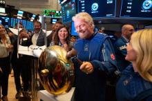 Virgin Galactic da sus primeros pasos en Wall Street 