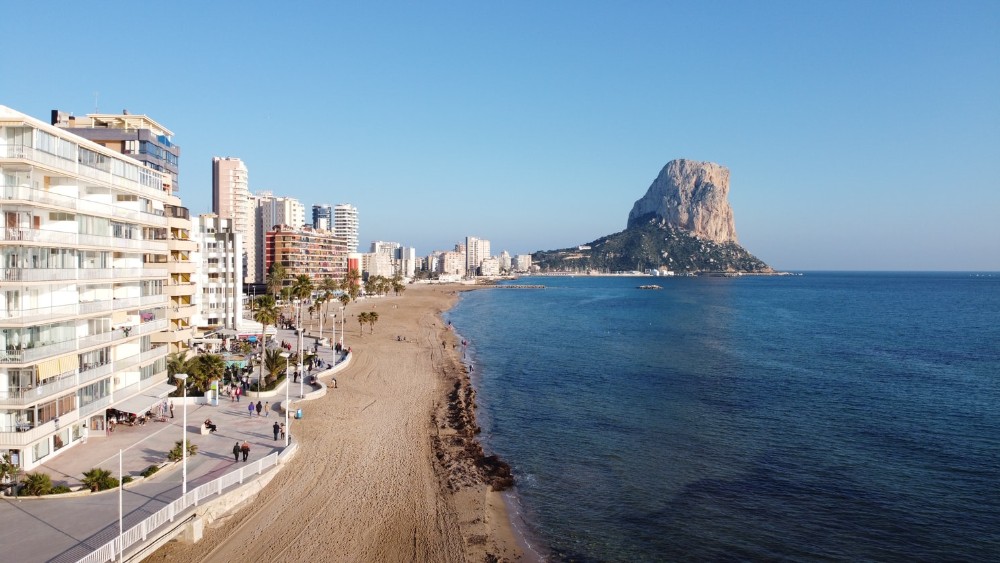 Calpe, España, vista aérea