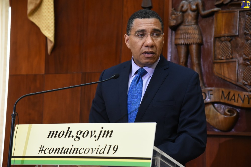 primer ministro de Jamaica Holness