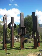 Ultiman restauración de importante colección de escultura ambiental en Cuba