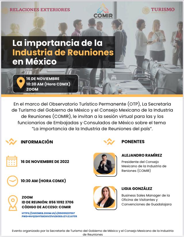 COMIR refuerza promoción internacional del turismo de reuniones en ...