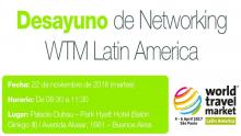 WTM Latin America invita a desayuno de networking en Buenos Aires