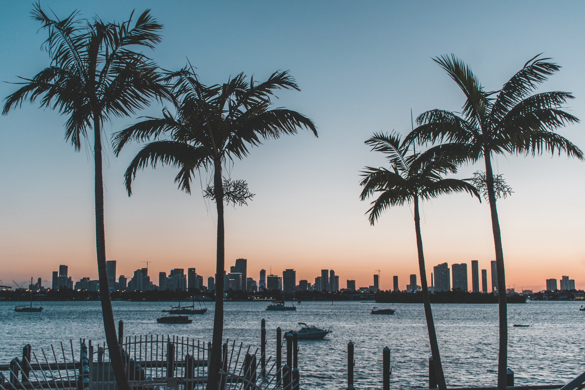 Miami Beach al atardecer