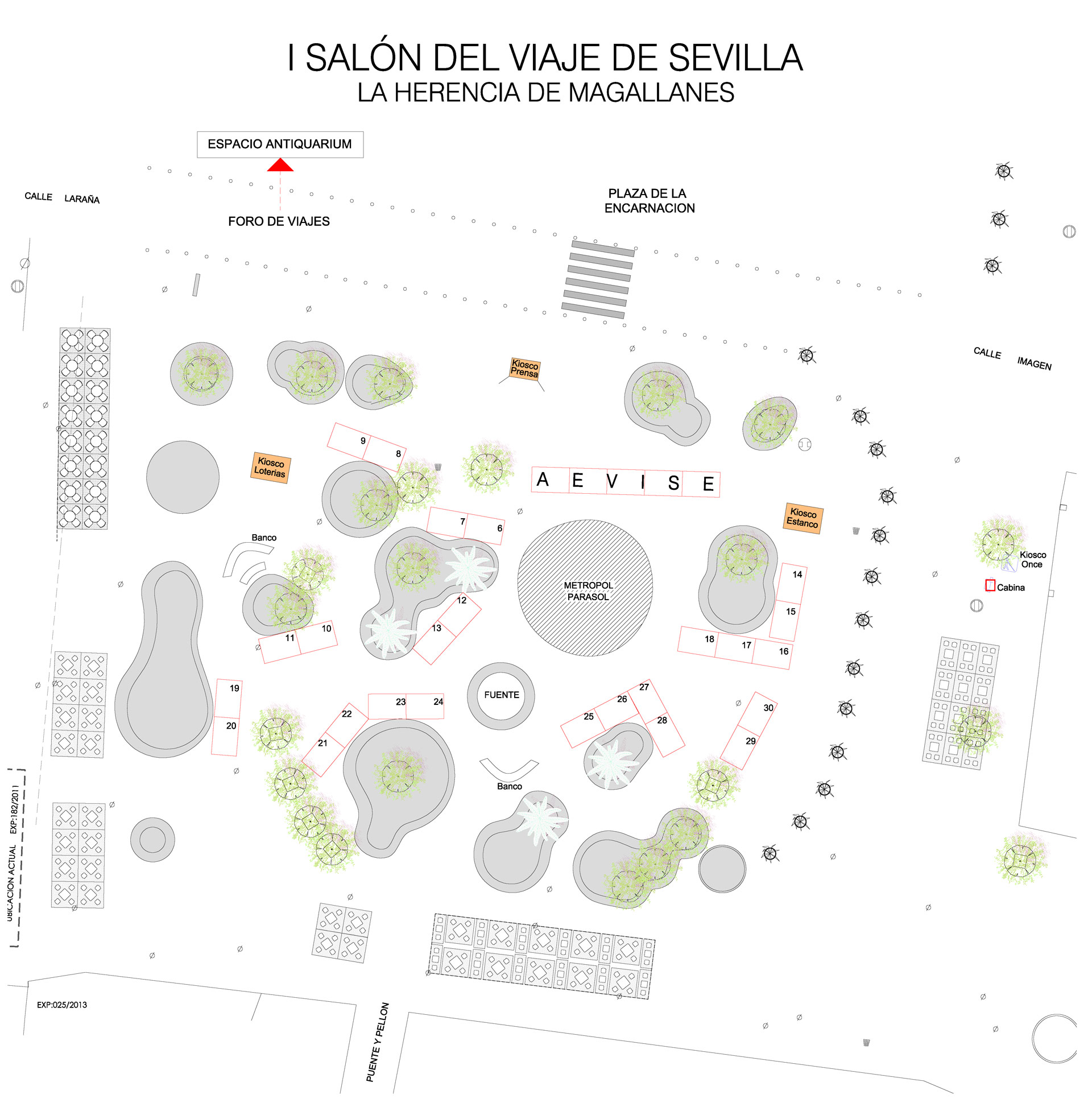 plano de la exposicion