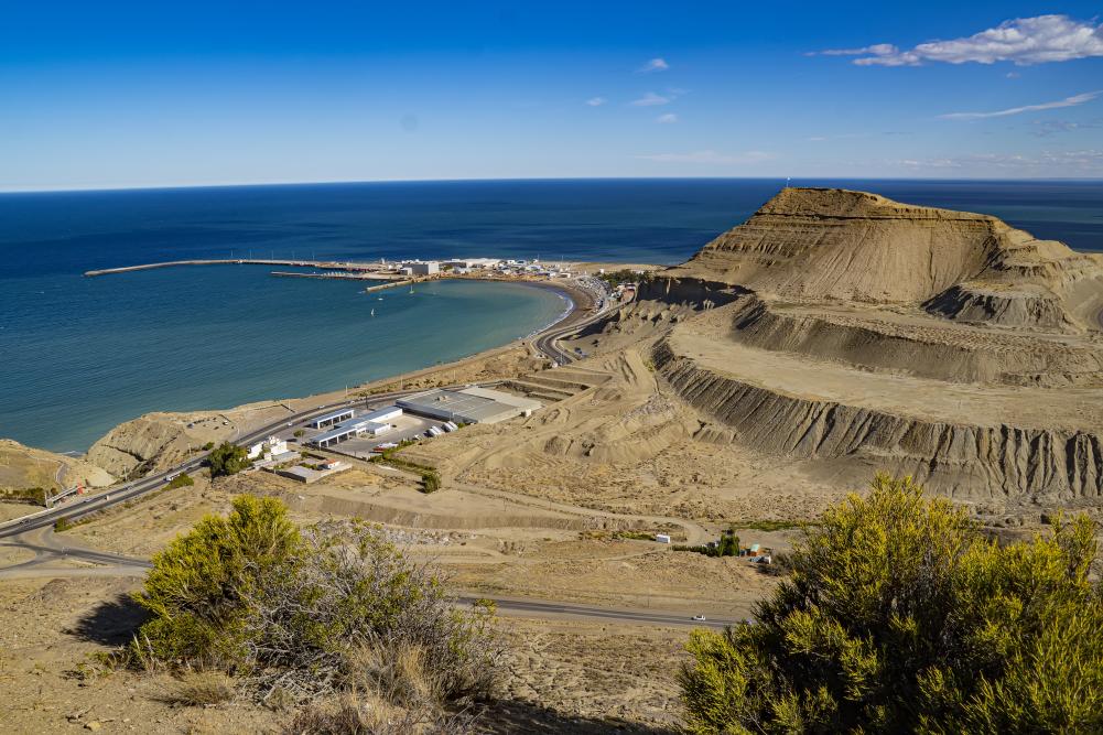 Cerro Chenque y Puerto Comodoro Rivadavia. Créditos Visit Argentina