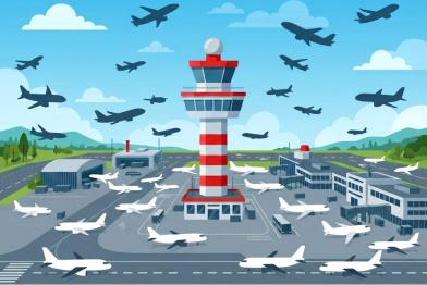 tráfico aéreo mundial