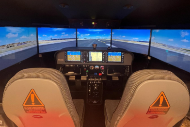 simulador de vuelo