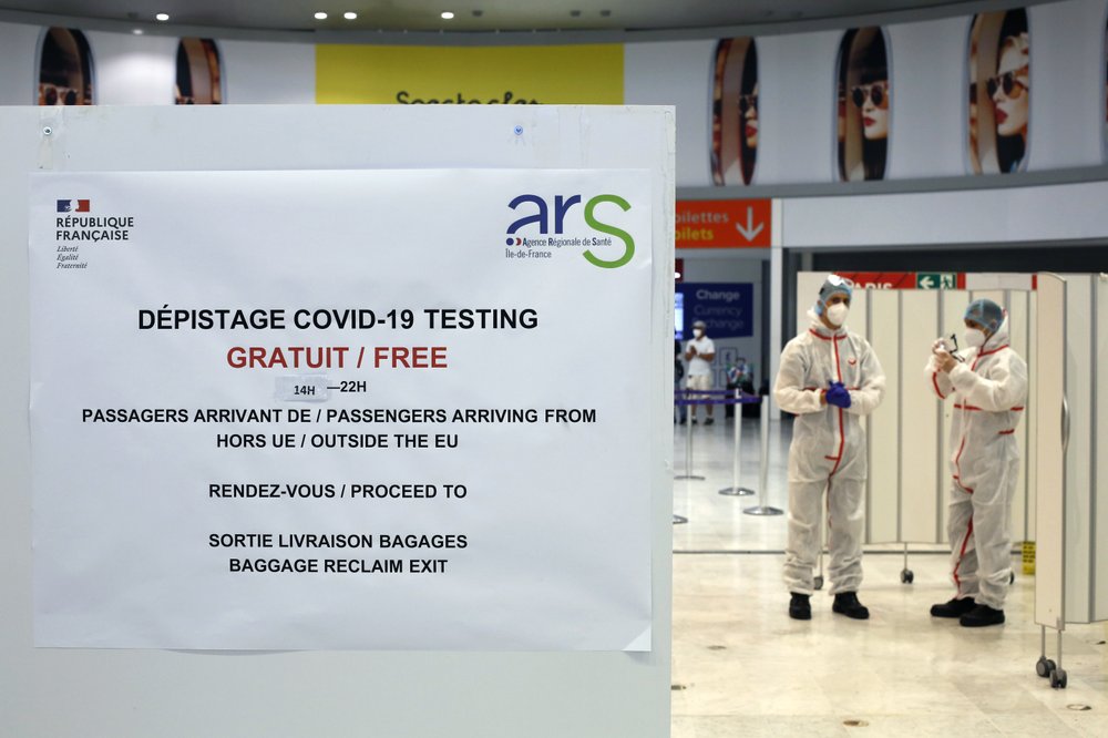 chequeo en aeropuerto de Francia