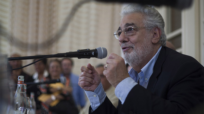 Plácido Domingo asegura que cantar en Cuba era impostergable