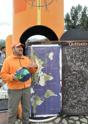 Cristóbal Cobo, director del Proyecto Quitsato, Ecuador