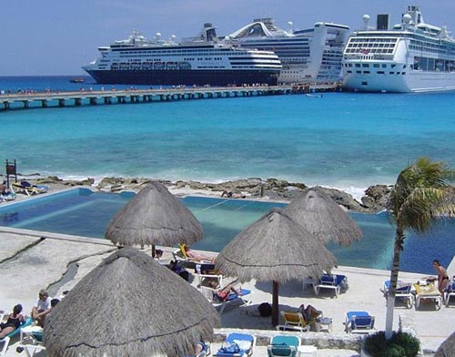 Pronostican fuerte actividad de cruceros para Costa Maya, en el Caribe de México