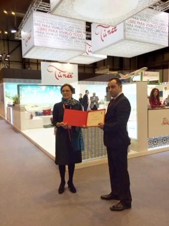 Turismo de Túnez reconocido como mejor stand internacional en FITUR 2015