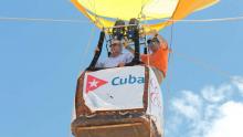Primer vuelo de globo aerostático de turismo en Cuba
