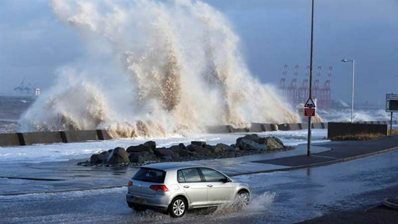 Europa afectada por tormenta Eleanor