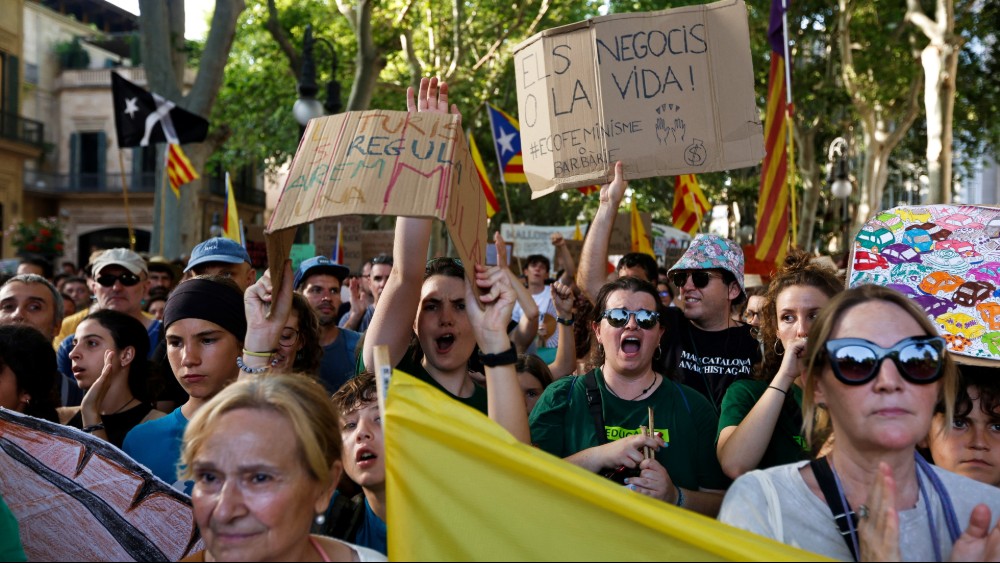 protestas contra el turismo