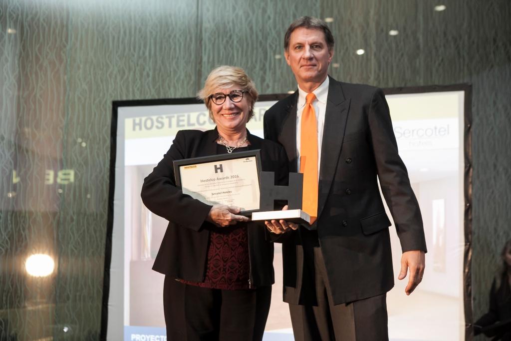 Sercotel Hotels ha recibido el galardón a la expansión nacional e internacional en los Hostelco Awards 2016