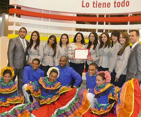 Stand de República Dominicana premiado entre los mejores de FITUR