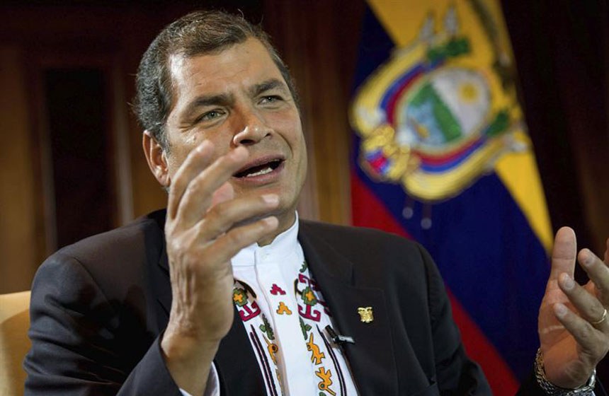 Rafael Correa  promoverá el destino Ecuador en EE.UU.