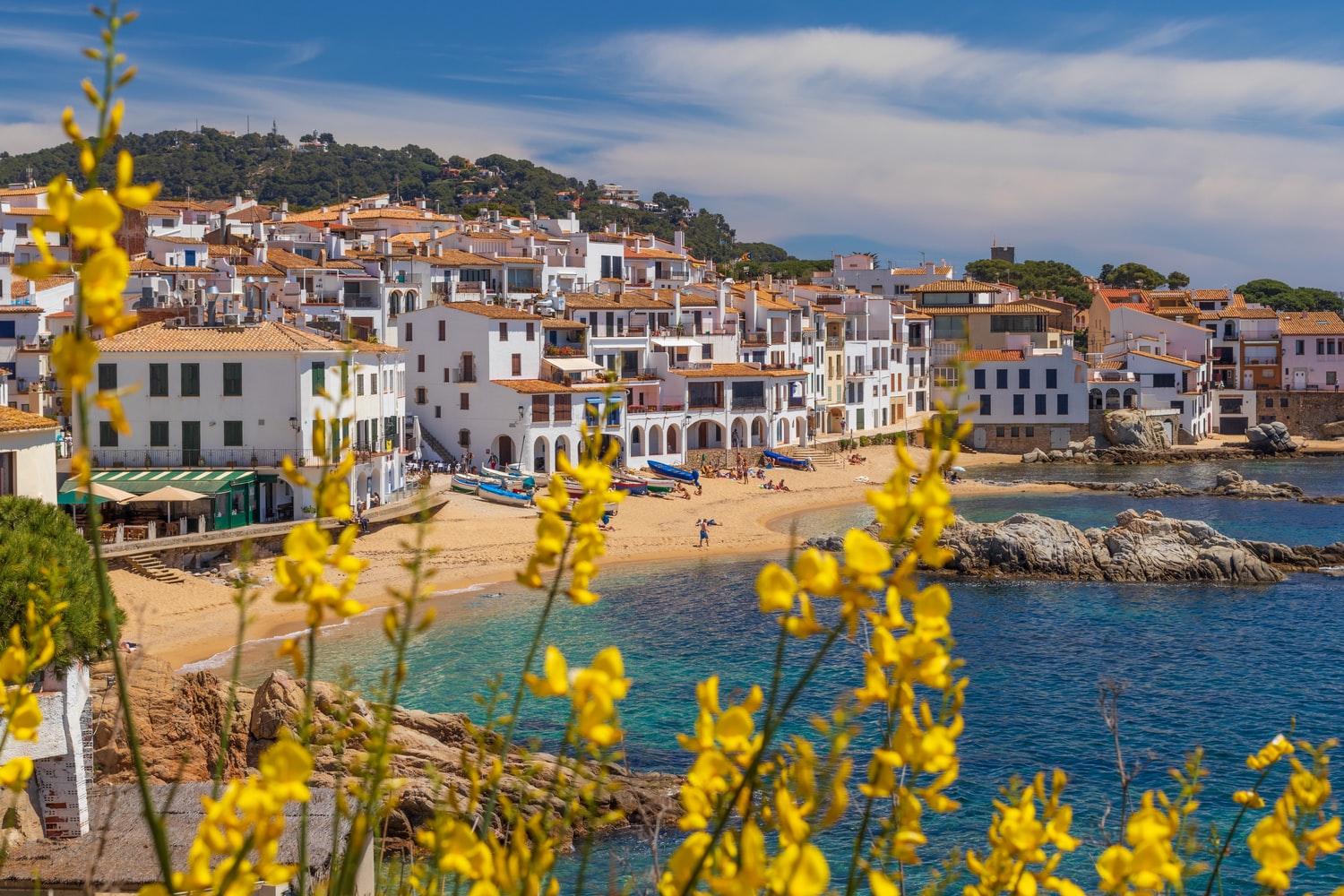 Vista de la costa española