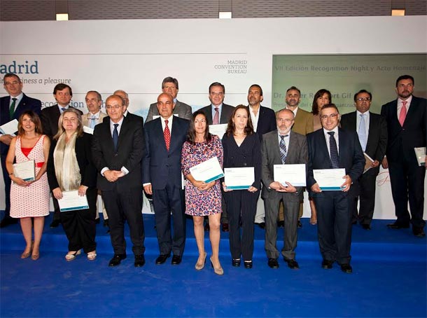 Reconocen a promotores del turismo de congresos en Madrid