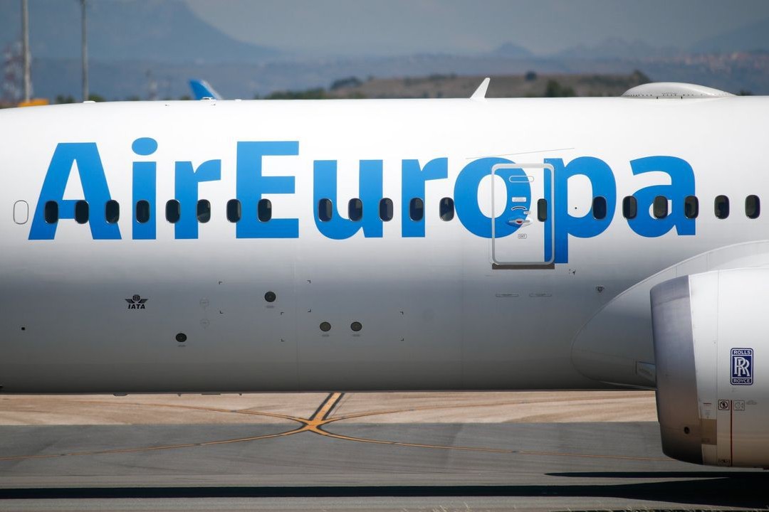 fuselaje de avión de Air Europa