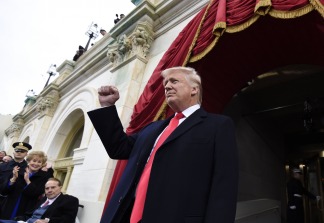 Trump juró ante el Capitolio