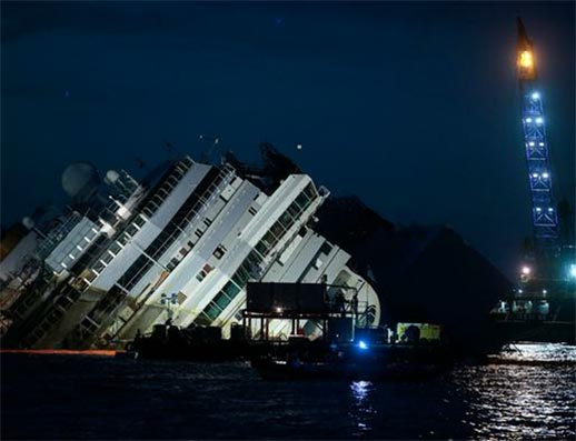 Operación de izaje del Costa Concordia marcha según los planes