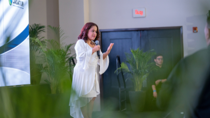 Morena Valdez, Ministra de Turismo de El Salvador.
