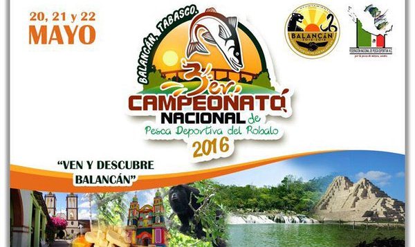 Tabasco sede de Campeonato Nacional Selectivo de Pesca Deportiva