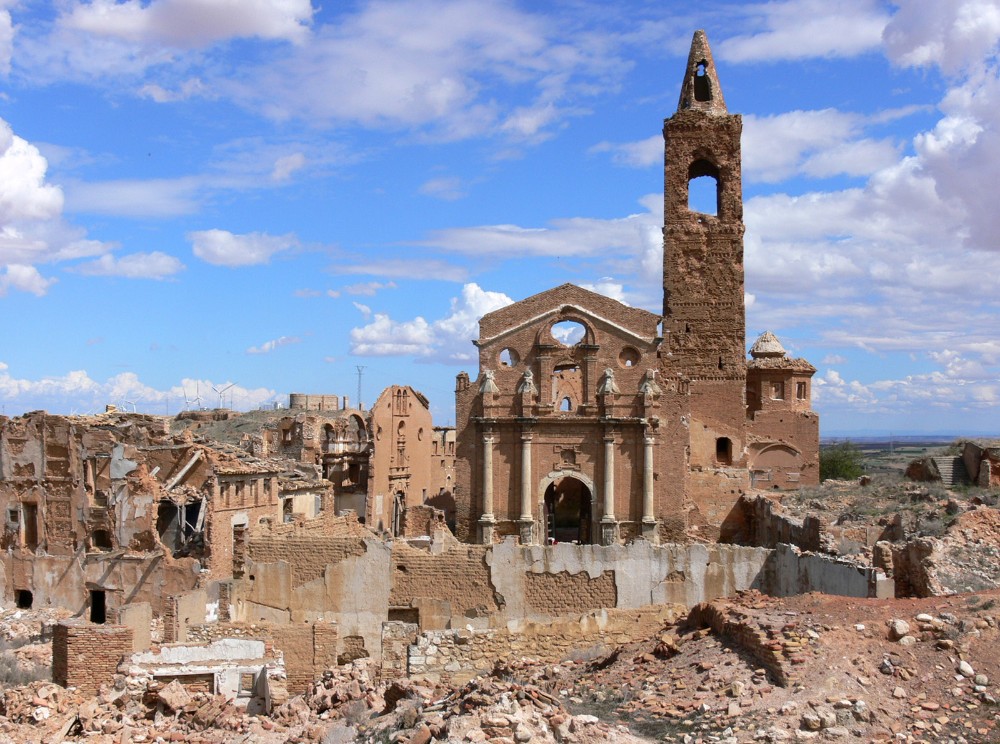 Belchite pueblos abandonados