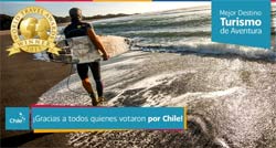 Chile recibe Oscar al destino líder en turismo de aventura en Sudamérica