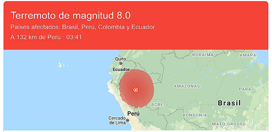 Terremoto peru