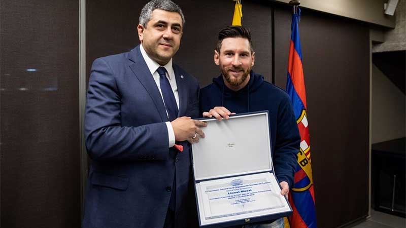 Lionel Messi: Embajador de Turismo Responsable de la OMT