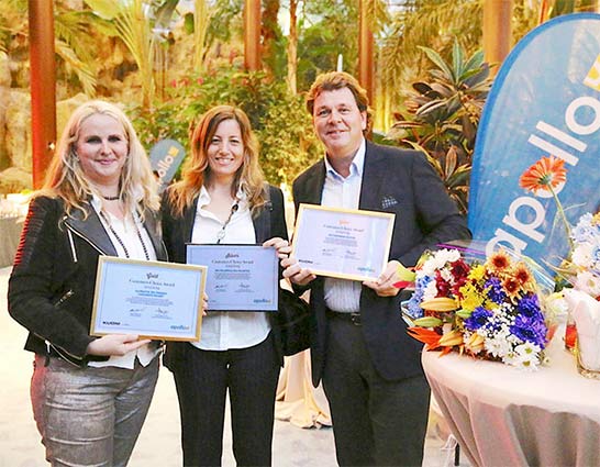 Hoteles de RIU premiados por el touroperador sueco Apollo