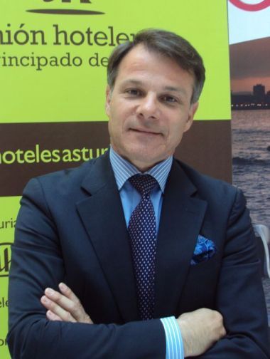 Javier Álvarez Garzo, Presidente de la Unión Hotelera del Principado de Asturias, España