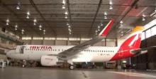 Primer avión de Iberia con sharklets, una apuesta por la eficiencia