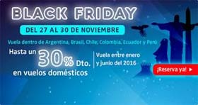 LATAM Airlines Group celebra el BlackFriday con ofertas y descuentos en sus vuelos