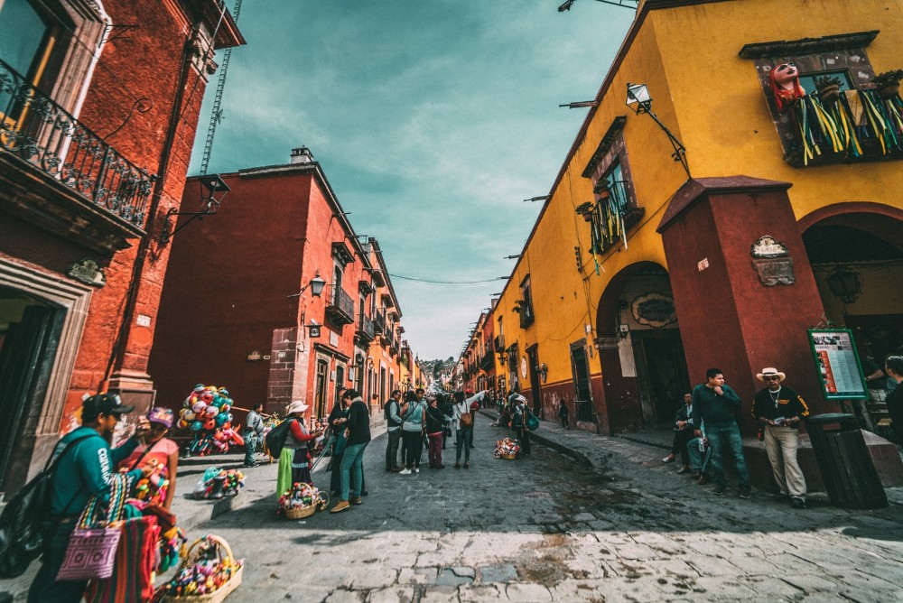 calle de San Miguel de Allende en México