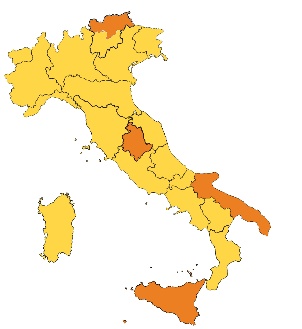 mapa Italia