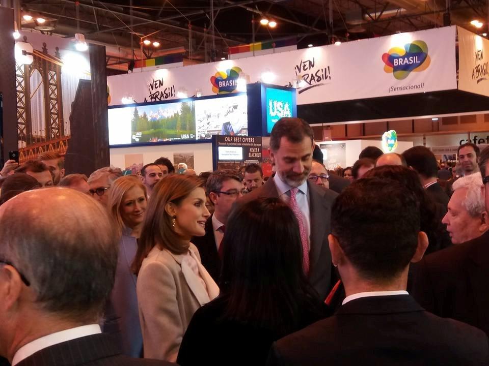 Reyes de España inauguran Fitur 2017