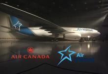 Air Canada Transat logos