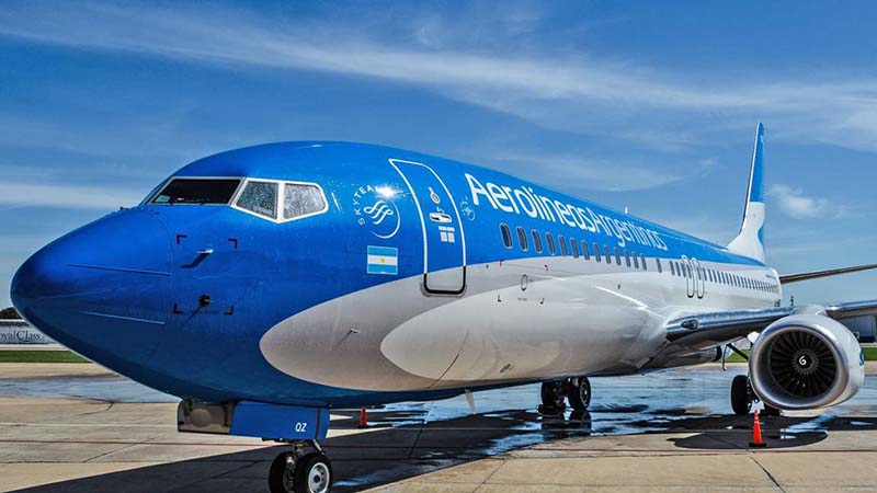 Aerolíneas Argentinas anula su vuelo semanal a Venezuela