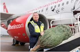 airberlin celebra la Navidad un año más transportando árboles sin ningún coste