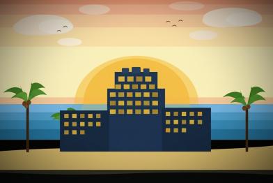 construcciones hoteleras en el Caribe