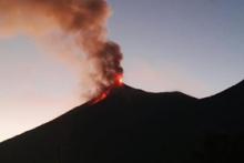Volcán de Fuego incrementa su actividad