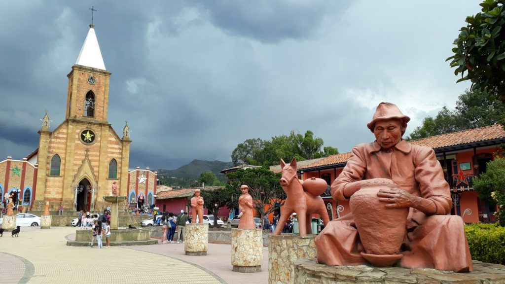 Ráquira, plaza